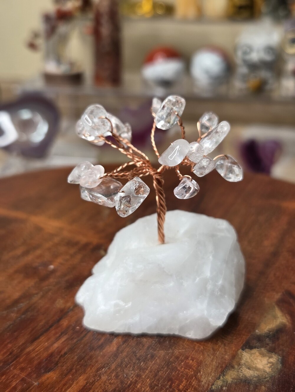 Clear Quartz Tree Of Life ( 2in) Master Healer Amplifier Of Positivity